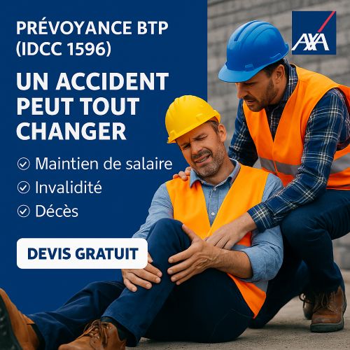 Prévoyance AXA - BTP ouvriers (IDCC 1596)
